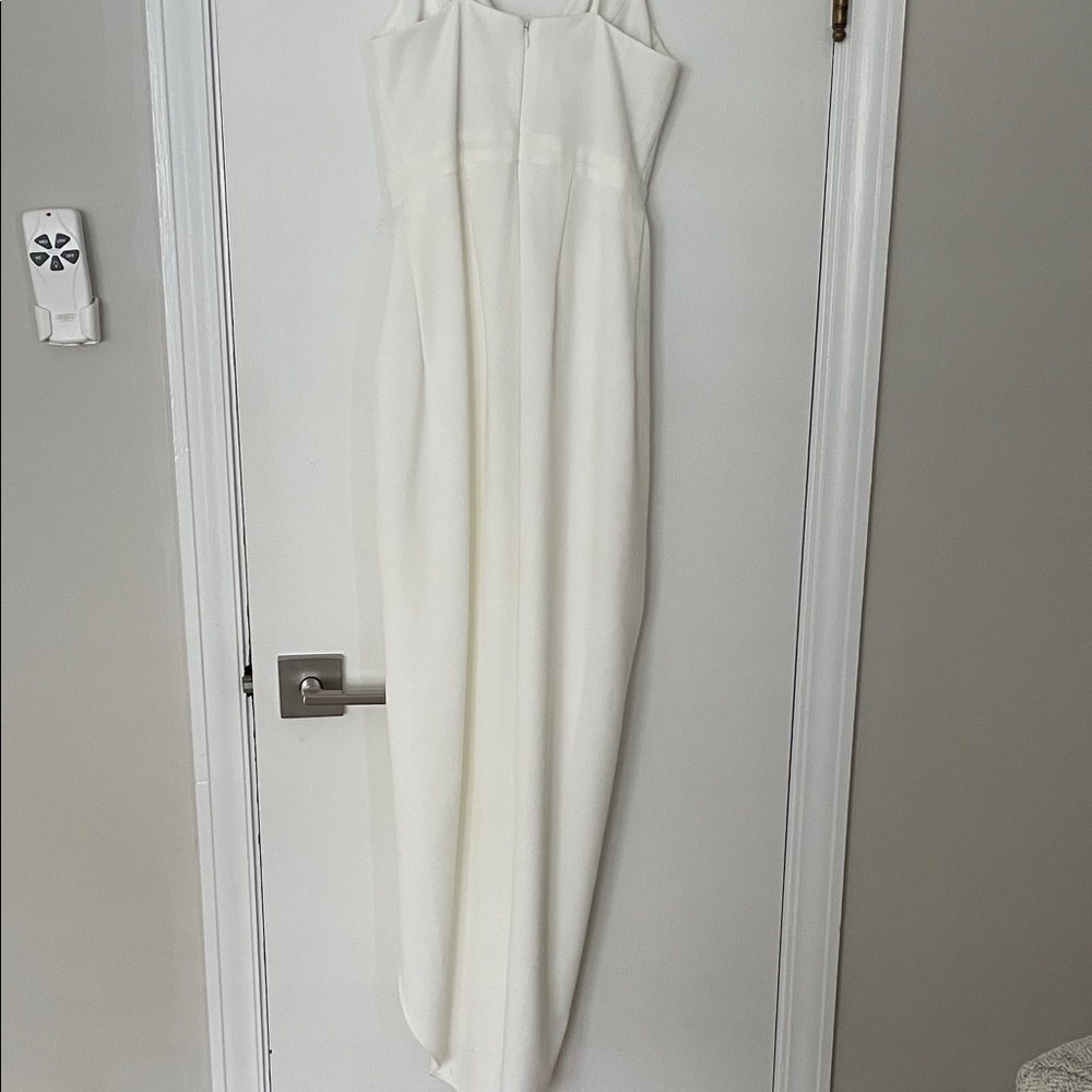 Bhldn Cream Strapless-Look Spaghetti Strap Midi Dress View 3